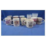 Coffee Mugs and Plastic Cups