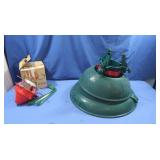 2 Large Christmas Tree Stands & 1 Vintage, Metal,