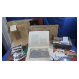 Vintage Post Cards, "Neighborly Landmark" photos