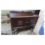 Vintage Wooden Buffet/Side Table 35.5x16x35"H, 2