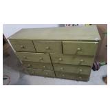 Wooden Dresser 46x14.5x33" Rough Cond/2 Broken