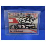 1992 Dale Earnhardt Pro Set Autographed