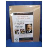 Autographed Rocky Bleier Luncheon Poster