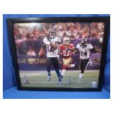 Jacoby Jones Autographed Framed Super Bowl Photo