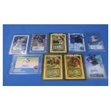 Assorted Baseball Cards in Top Loaders