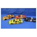 4 Nascar Collectible Cars
