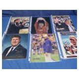 6 Football Coaches Autographs-Mack,Brown,Oregon,