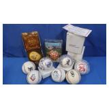 9 Collectible Baseballs