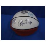"Hoops for Cure" Mini Basketball w/3 Autographs