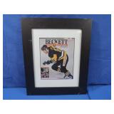 Mario Lemieux Glass Framed Photo