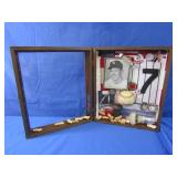 Mickey Mantle Shadow Box Collectibles