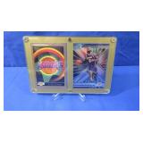LeBron James, Lakers Checklist Framed w/Stand