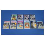 Assorted Baseball Cards in Top Loaders