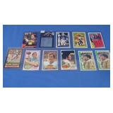 Assorted Football Cards in Top Loaders