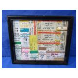 Framed Johnstown Chief Tickets
