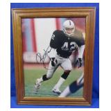 Ronnie Lott Autographed Picture Framed
