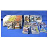 26 Plastic Containers of Mixed Sports Cards