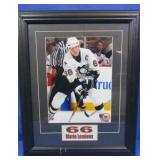 Mario Lemieux Glass Framed Photo
