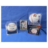 3 Autographed Baseballs-Alix Paige.Tres Gonzalez,