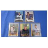 5 Pittsburgh Pirates Autographed Cards