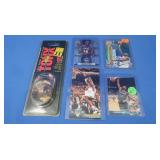 Assorted Basketball Cards in Top Loaders&1996 NBA