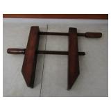 Antique Wooden Vise