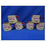 Vintage Miniature Winking Santa Plastic