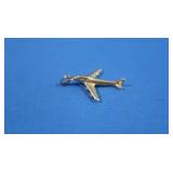 14K Airplane Charm 1.7 gr