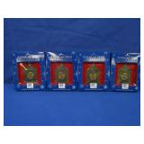 4 NIB American Spirit Statehood Quarter Ornaments