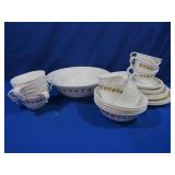 Corelle Butterfly Gold Dishes