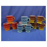 Fire King Kimberly Coffee Mugs by Anchor Hocking
