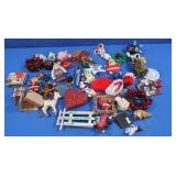 Ornaments incl. Vingtage Flocked,Disney,Wood&more