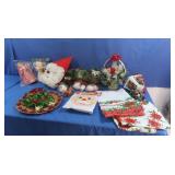 Vintage Plastic Christmas Decor, Christmas Decor