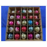 Vtg. Glass Bulb Ornaments mostly Shiny Brite,