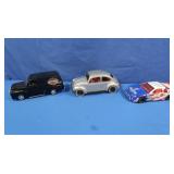 Metal Goodwrench Olympic Car,2 Plastic Toy Cars