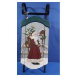 NWT Painted Wooden Sled