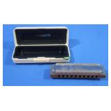 M. Hohner Marine Band Harmonica w/case,#1896