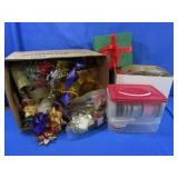 Christmas Ribbon,Bows,Decor&more