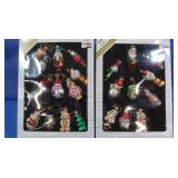 2 Boxes Glass Ornaments