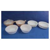 Luster Bowls,Pyrex 50 yrs. Bowls