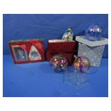 Hand Blown Glass Bulbs,Inside Painted Glass