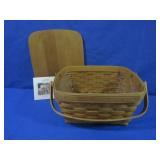 Longaberger Baskets-Lidded w/Plastic Liner