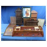 Lg lot of Wooden Shelf/Coak Rack, Display