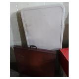 Vtg. Folding Table 60x24" & Folding Table 48x24"