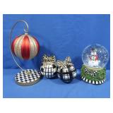 McKenzie Child Snowman Snow Globe,2