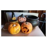 Halloween Dï¿½cor-Ceramic Pumpkin&more