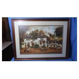 Framed Charles Wysoki Print 41.5x31"