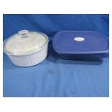 Corningware Baking dish w/lid&Pyrex Baking Dish