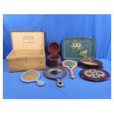 Small Wood Box 12.5x8x7",Small wood