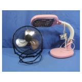 Veralux Natural Spectrum DeskLight&Desk Fan,both